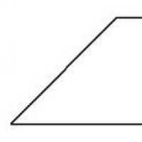 Уравнение на равнина, преминаваща през три точки Вид уравнение на равнина, пресичаща три точки